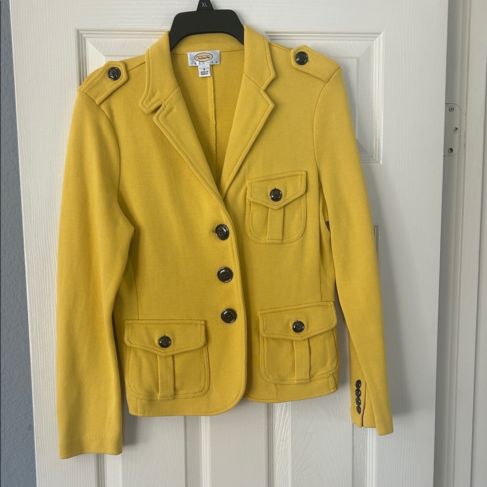 Talbots‎ Mustard Double-Breasted Blazer